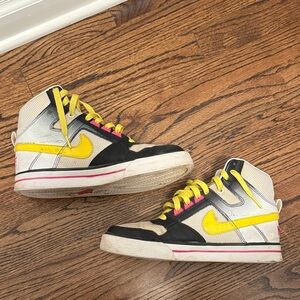 Nike Delta Force Sneakers - Yellow, Black, and  Pink